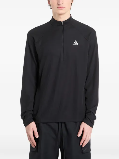 Nike zipped performance sweatshirt Black IO9669010