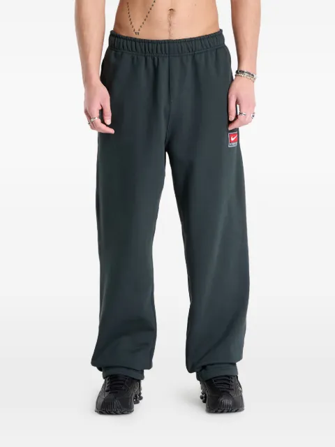 Nike fleece tie-hem track pants Grey IO0675
