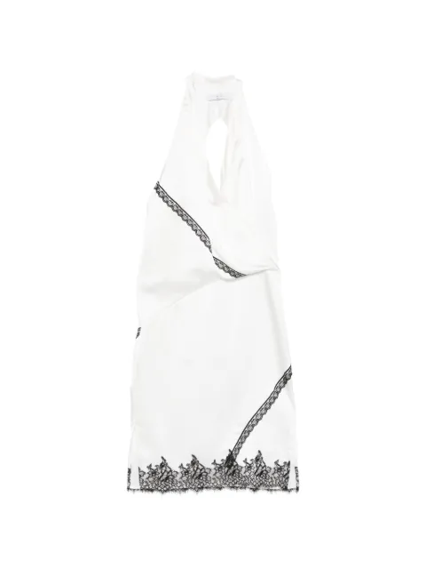 IRO lace draped dress White WP33TOLA
