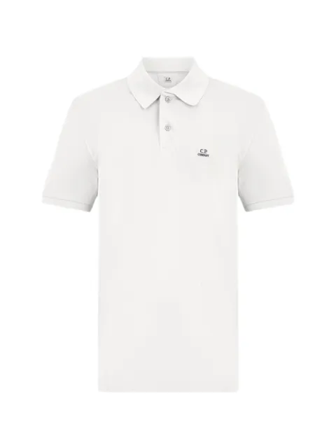 C.P. Company short-sleeve polo shirt White 20CMPL108A005263W103