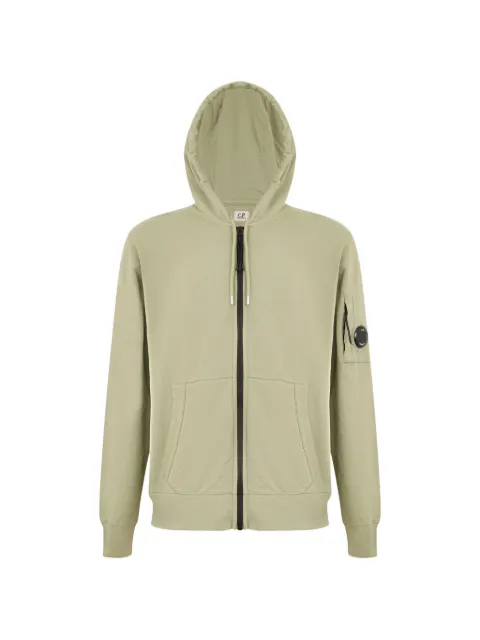 C.P. Company zip-up hoodie Green 20CMSS081A002246G610