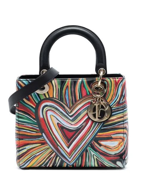 Christian Dior Pre-Owned 2018 Limited Edition DiorAmour Medium Calfskin Lady Dior satchel Black Y4O6M8BN6JMRYGDN