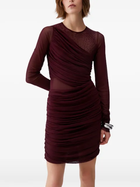 LIU JO tulle dress with jewel embroidery Red PA6033J4966X0744