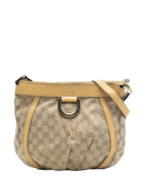 Gucci Pre-Owned 2016-2025 GG Canvas Abbey D Ring crossbody bag Brown QRC3KMDQEH4BAZ6A