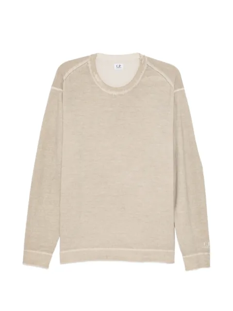 C.P. Company double-dyed sweatshirt Neutrals 20CMKN203A110646S313