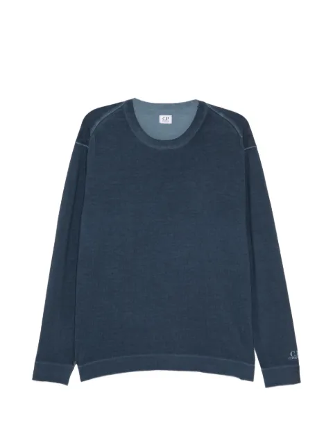 C.P. Company double-dyed sweatshirt Blue 20CMKN203A110646S889