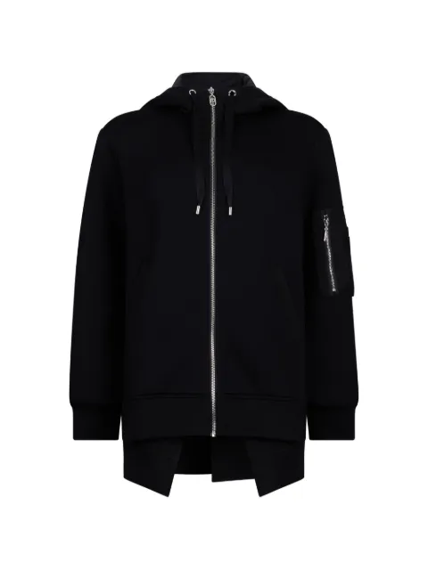 LIU JO zip-fastening hooded jacket Black TA6311JE87922222