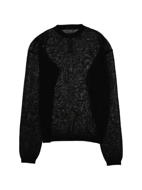 Rick Owens logo-detail top Black RU01F2670KMP