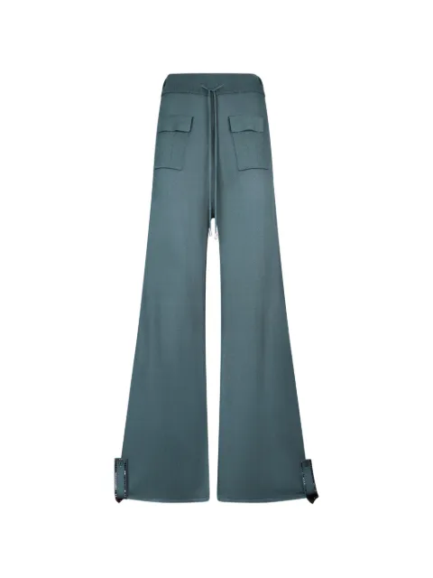 LIU JO drawstring-waistband track pants Green TA6047MS59L76009
