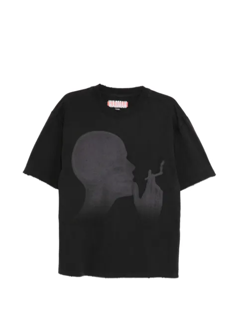 WARMAN crew neck T-shirt Black WM5057