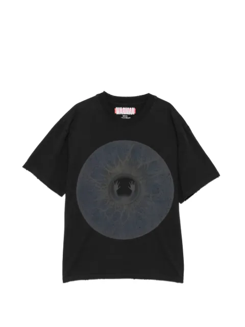 WARMAN crew neck T-shirt Black WM5058