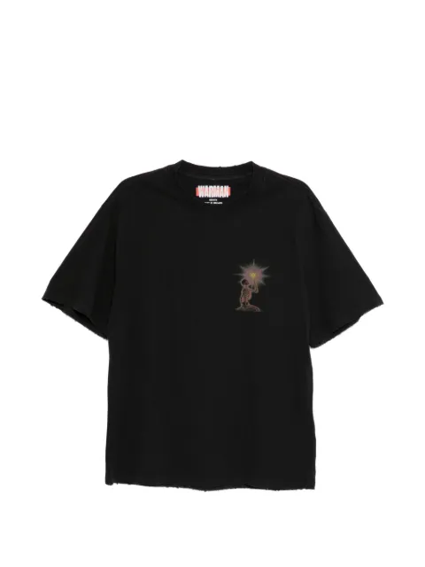 WARMAN graphic-print T-shirt Black WM5053