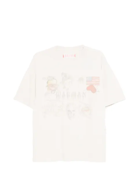 WARMAN crew neck T-shirt Neutrals WM5051