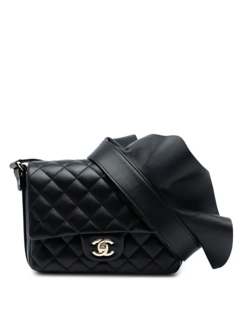 CHANEL Pre-Owned 2019 Quilted Calfskin Bolero de Chanel Flap crossbody bag Black 0B30BGDZLT5SWBIG
