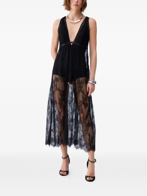 LIU JO chantilly lace dress Black PA6036J496122222