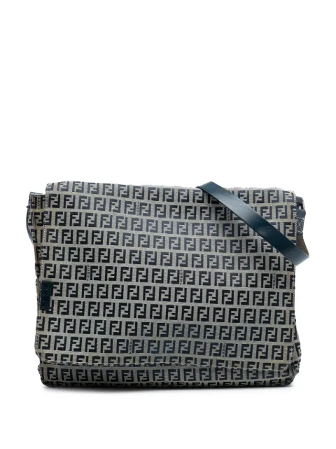 Fendi Pre-Owned 20th Century Zucchino Canvas crossbody bag Grey OEFVGF33SW9BIFT1
