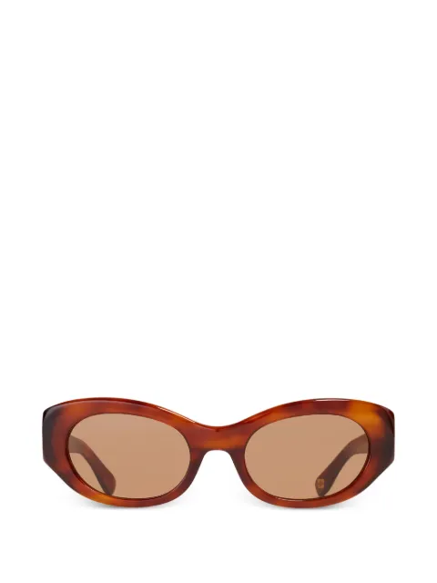 GANNI x Ace & Tate Dakota oval-frame sunglasses Brown A6041