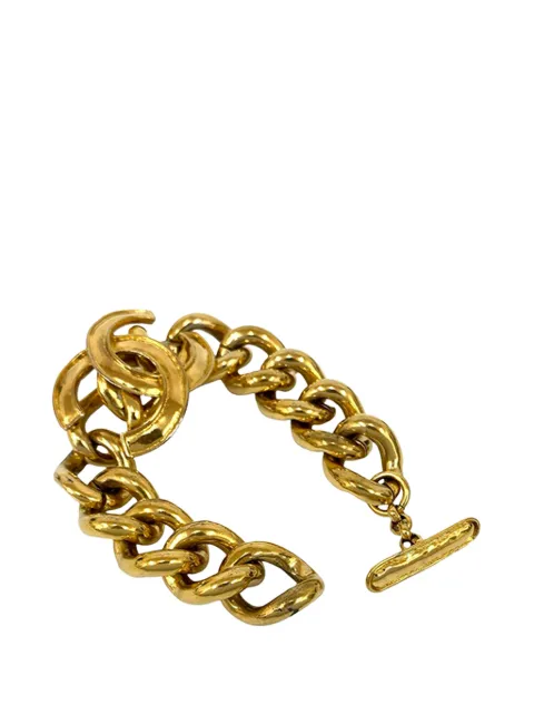 CHANEL Pre-Owned 1994 CC Gold Plated Chain Link Bracelet costume bracelet Gold 6UMP4Z6B3BI8YQ4K