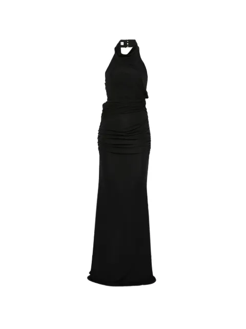 THE ANDAMANE Stella draped maxi dress Black T190114ATJP073