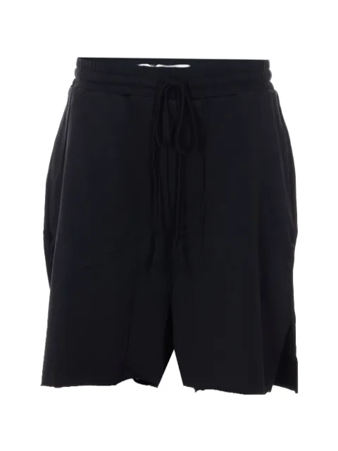Thom Krom elasticated drawstring shorts Black MST513BLACK