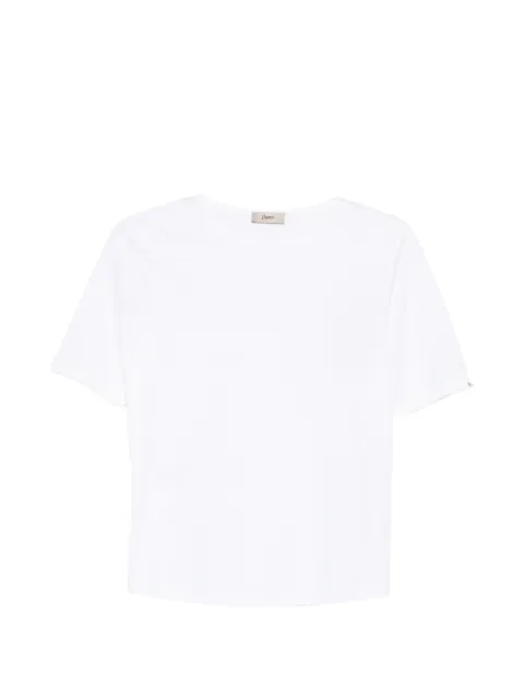 Herno white cotton t-shirt White JG000258D520631000