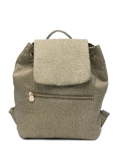 Borbonese medium Eco backpack Green 934486I15