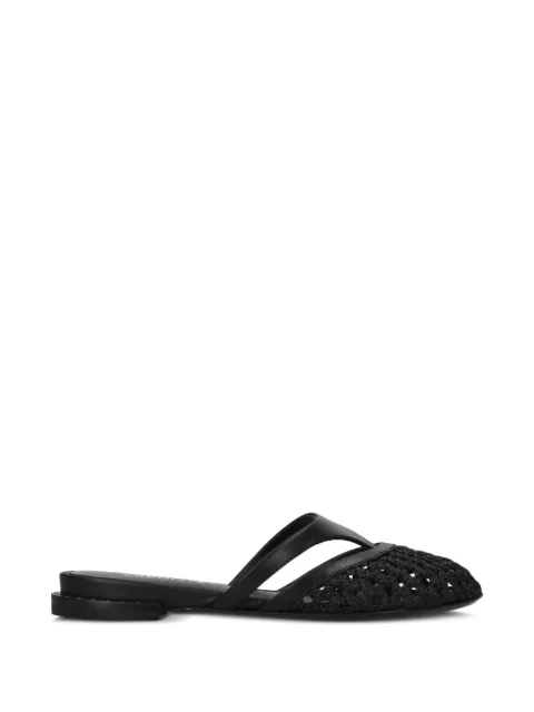 Premiata woven studded flat mules Black M7353A