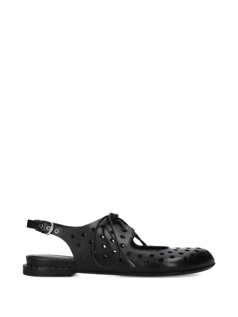 Premiata cut-out slingback pumps Black M6945