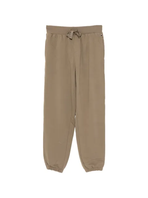 BOSS logo-embroidered trousers Neutrals 50555382