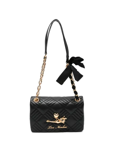 Love Moschino quilted chain shoulder bag Black JC4267PP0OKH1