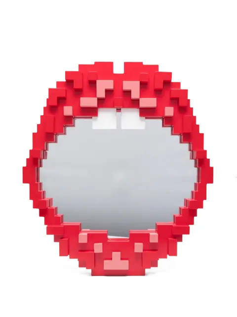 Seletti Pixel mouth mirror Red 17053