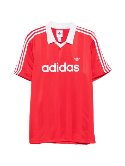 adidas Archive Collar Engineered T-shirt Red KE3583