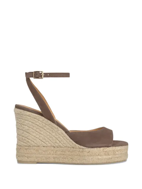 Castañer ankle-strap wedge sandals Brown 026088