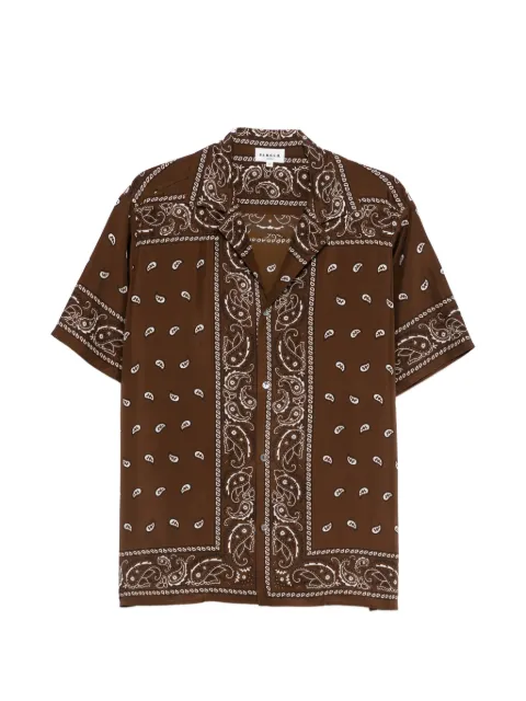 P.A.R.O.S.H. Soy paisley-pattern shirt Brown SOYD380656