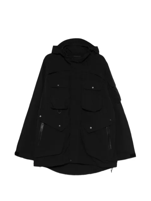 JG1 flap-pocket hooded jacket Black SS2604