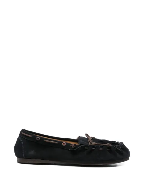 P.A.R.O.S.H. fringe-detail loafers Blue SQUOSHOE26D070277