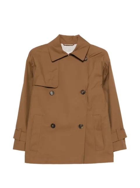 Max Mara Mtczeno double-breasted pocket jacket Brown 2619021124600