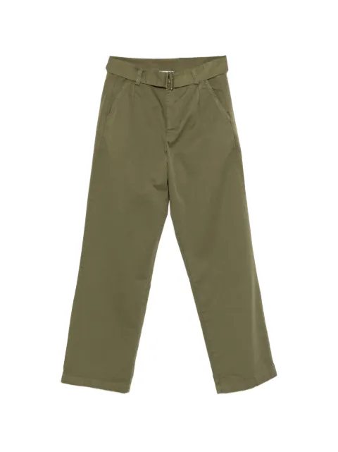 Laneus belted button cargo pants Green S6LAMAPA087
