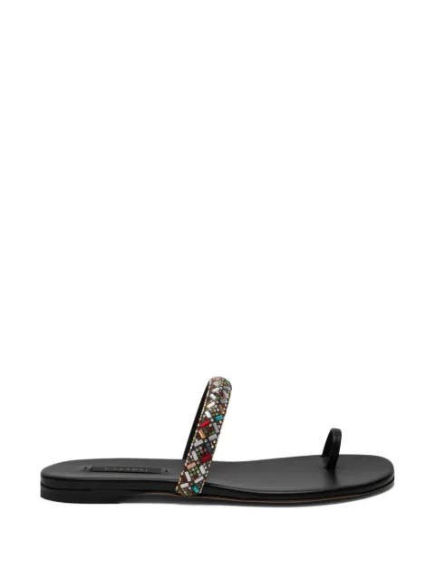 Casadei Vegas beaded sandals Black 1N250B0101C2954