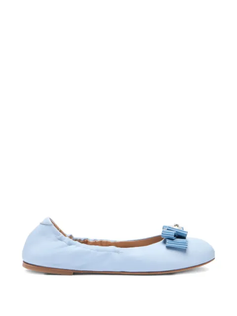 Casadei bow-detail ballet flats Blue 1A305B0101C3005