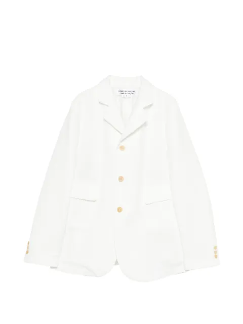 Comme Des Garçons Pre-Owned 2000s button blazer White CG840ADV