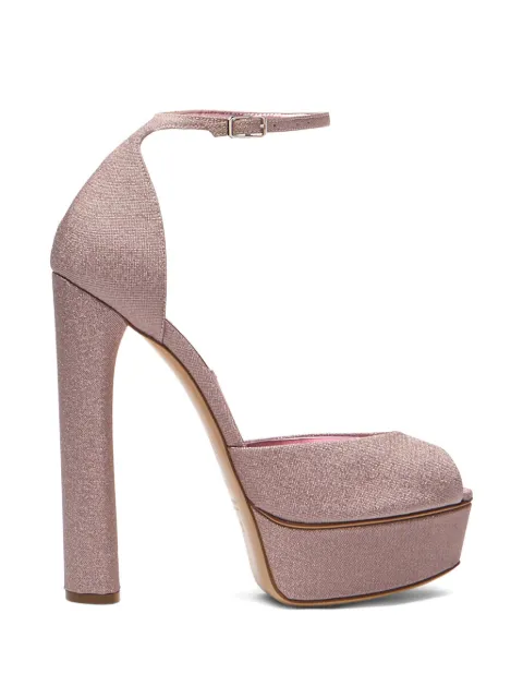 Casadei Flora platform pumps Pink 1L287Y1401SOLAE