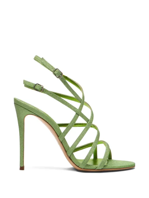 Casadei Julia caged sandals Green 1L305J1001T0572