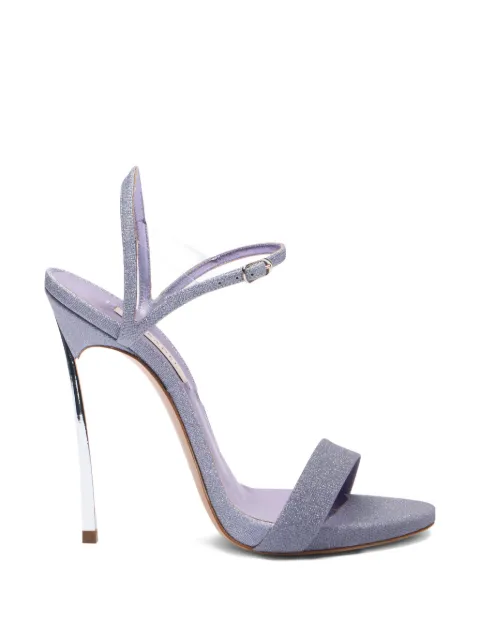 Casadei V Celebrity glittered sandals Purple 1L488N120MC2629