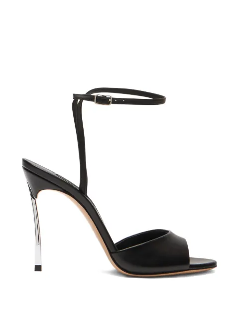 Casadei buckle-strap heeled sandals Black 1L413B100MC1155