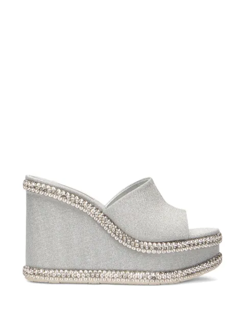 Casadei Sirio wedge sandals Silver 1M506B0801C2960