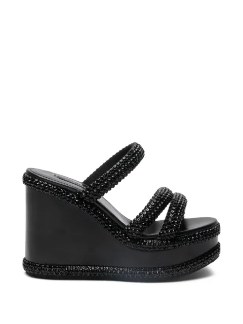 Casadei Sirio wedge sandals Black 1M505B0801C2958