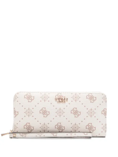GUESS USA Carrie Monogram wallet Neutrals GP9898146