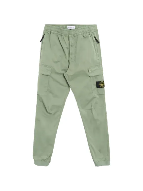 Stone Island 3100032 stretch organic cotton twill pants Green L1S153100032S0A10