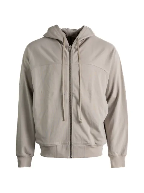Rick Owens zip-up hoodie Neutrals RU01F2241BA